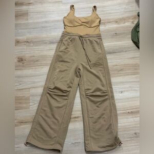 Women's Tan Jumpsuit